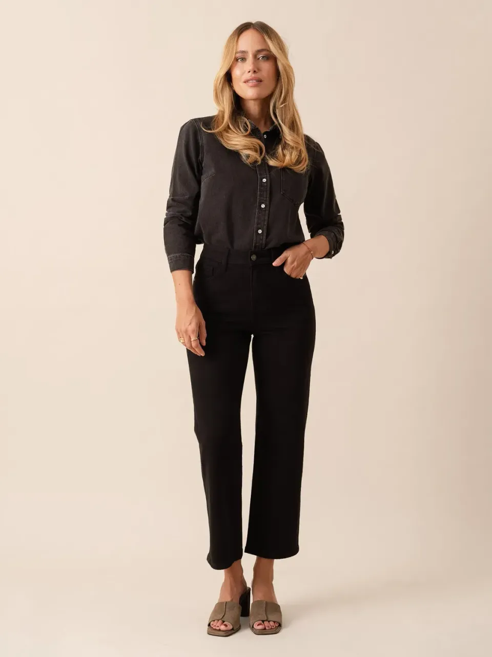Oraije Solange jeans straight nero