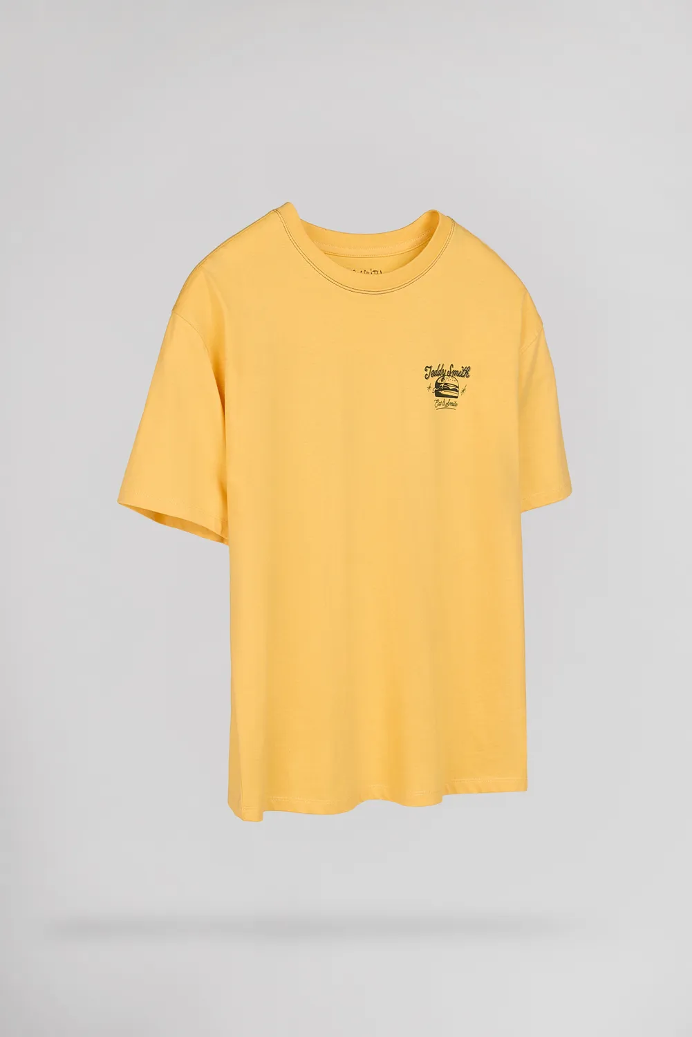 Teddy Smith T-Dinner t-shirt ragazzo gialla cotone