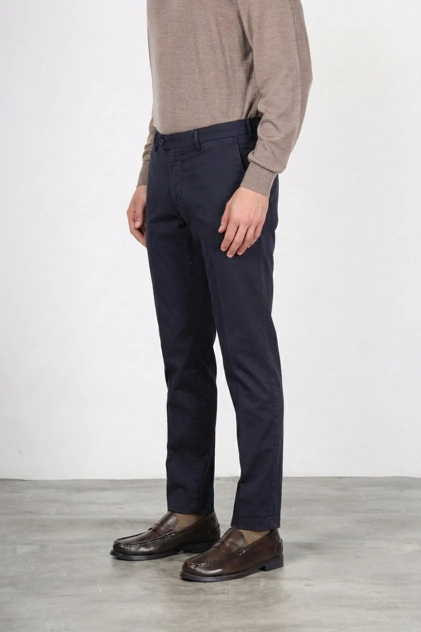 Mason's New York chino uomo blu notte modal regular