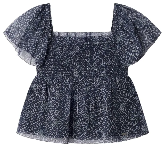 Pepe Jeans Honey blusa bambina 12 anni chiffon volant