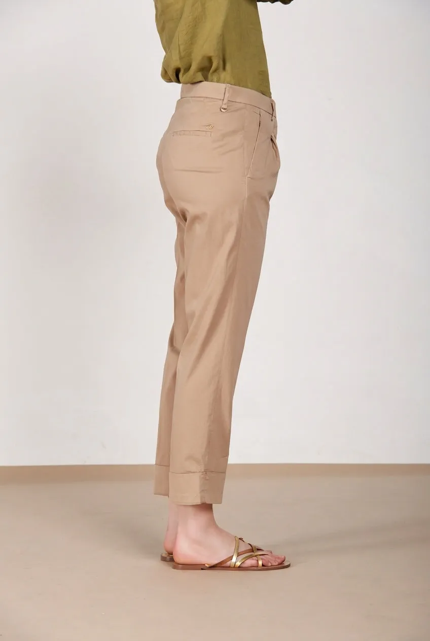 Mason's New York Carrot Sartoriale chino donna beige medio seta