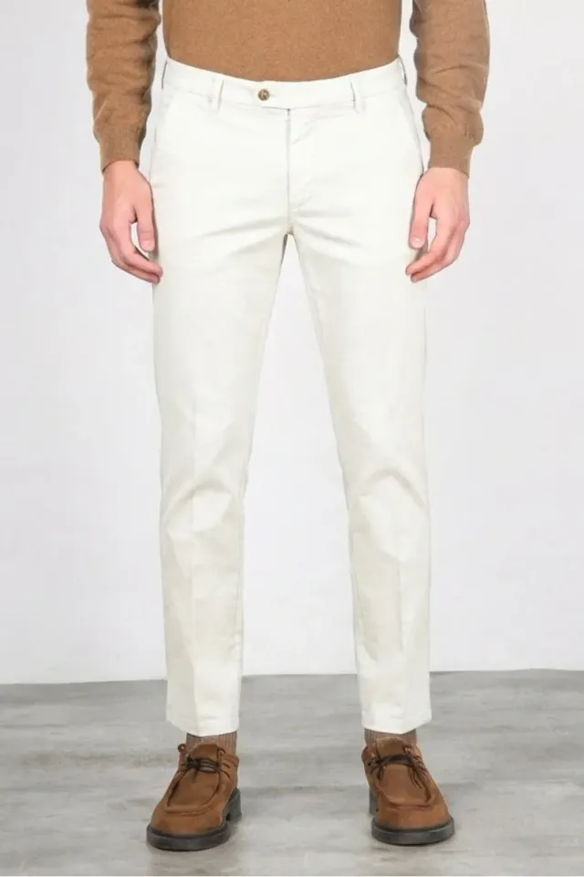 Mason's Torino Flex chino uomo raso stucco slim