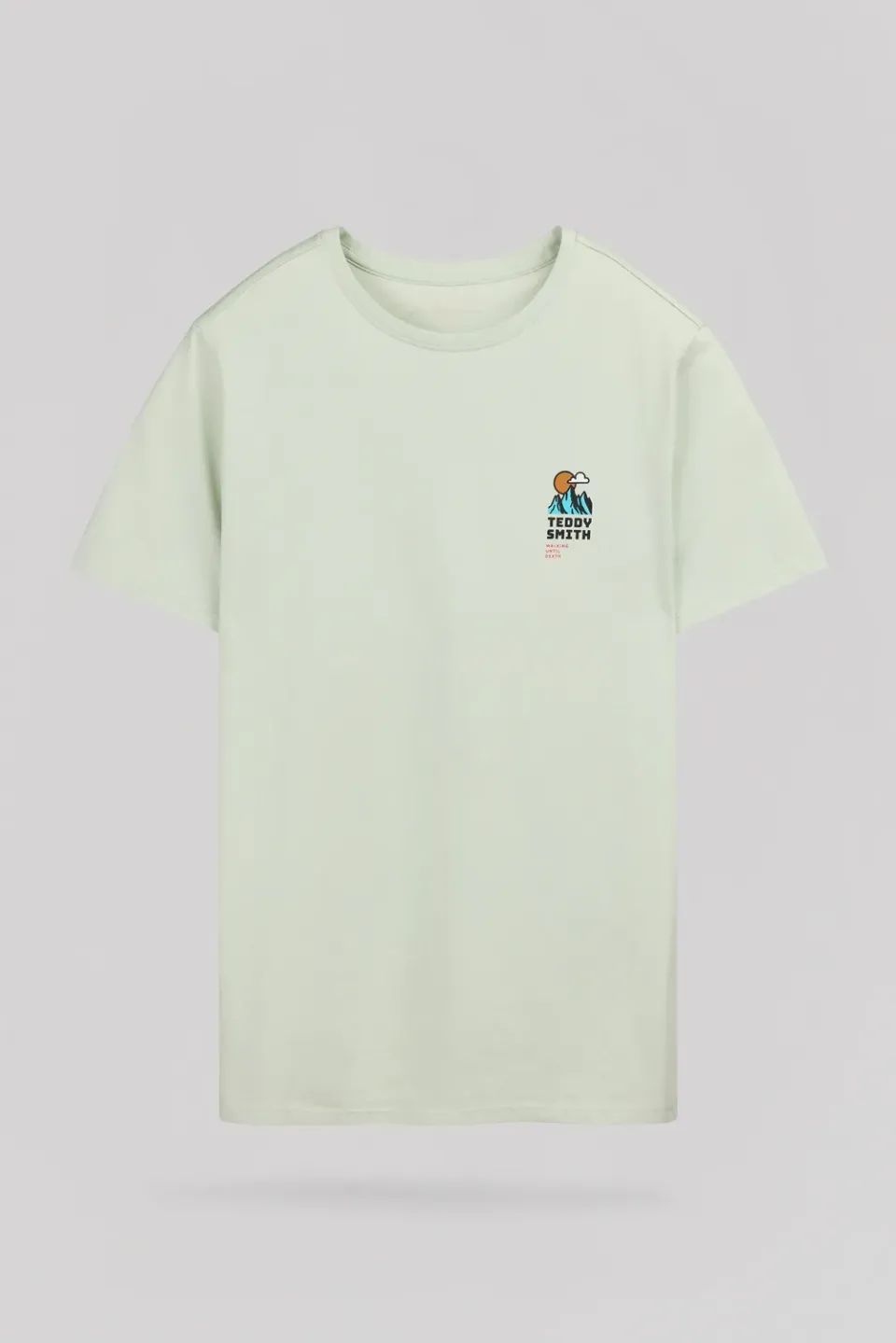Teddy Smith T-Trail MC t-shirt verde cotone