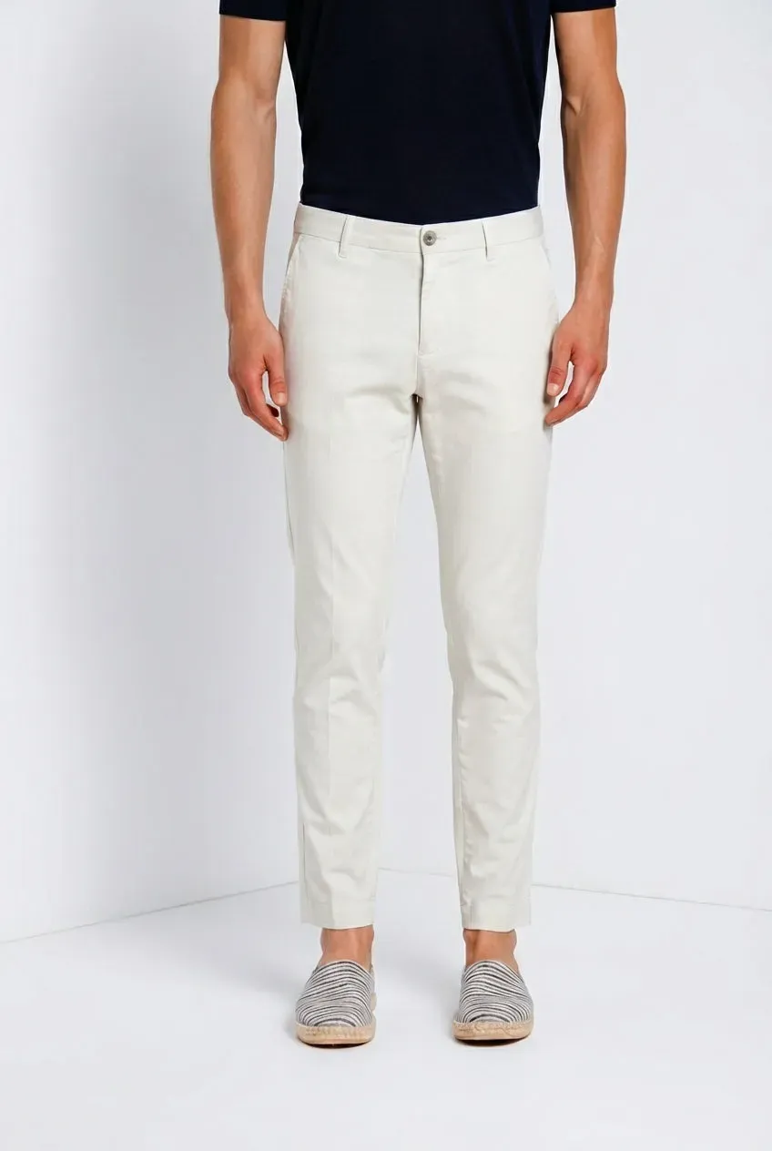 Mason's Milano chino uomo grigio extra slim stretch