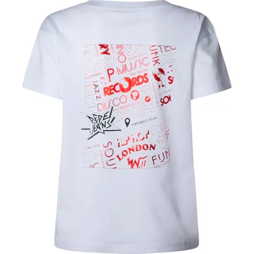 Pepe Jeans Berila t-shirt donna maniche corte blu