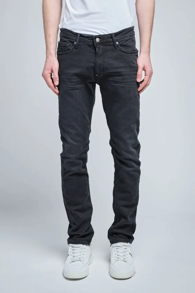 Teddy Smith Reeple Rock jeans uomo nero L32 regular slim
