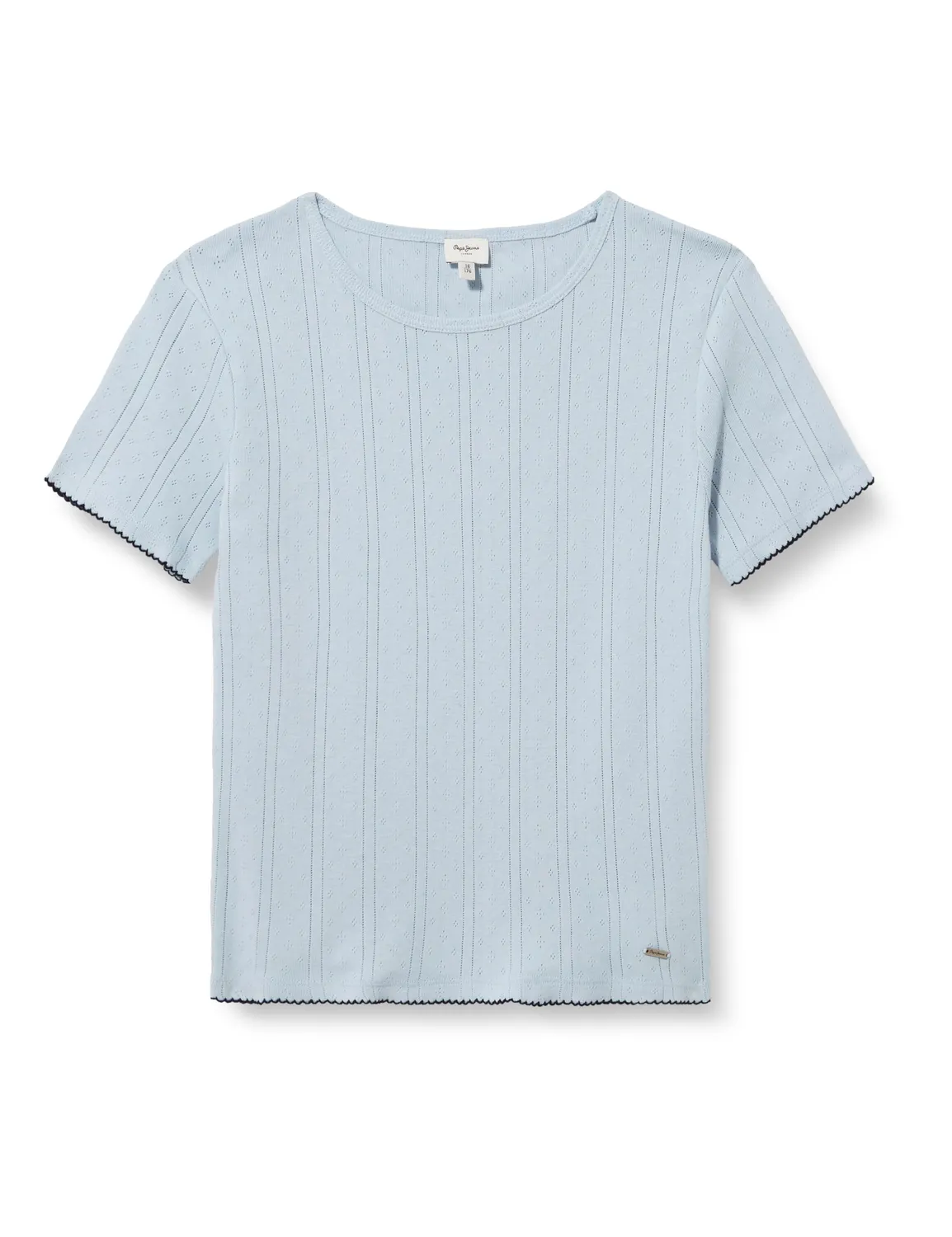 Pepe Jeans Gianella t-shirt azzurra 10 anni costine