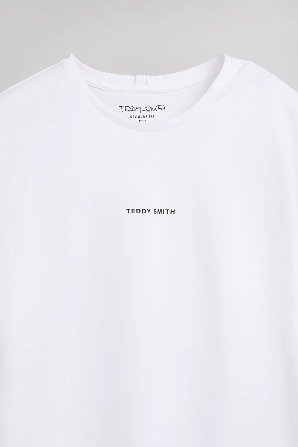 Teddy Smith T-Soy 2 MC t-shirt uomo bianca regular cotone
