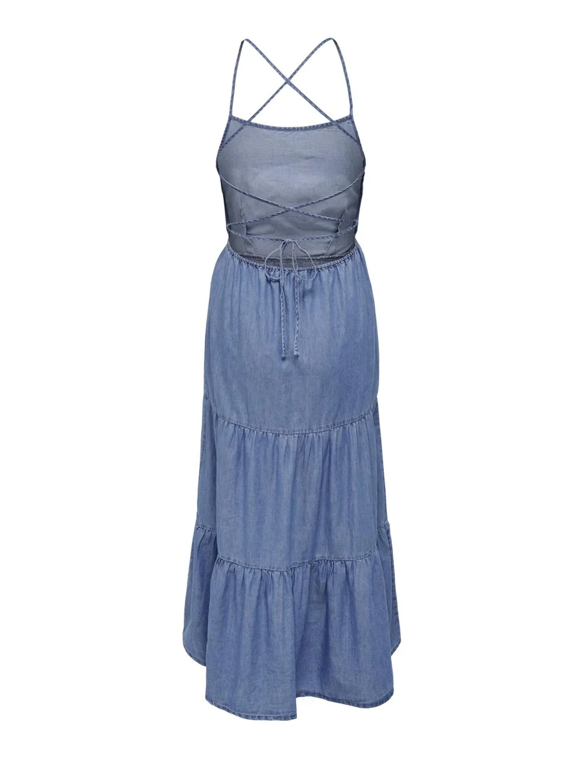 Only Onlrina abito jeans donna S schiena scoperta