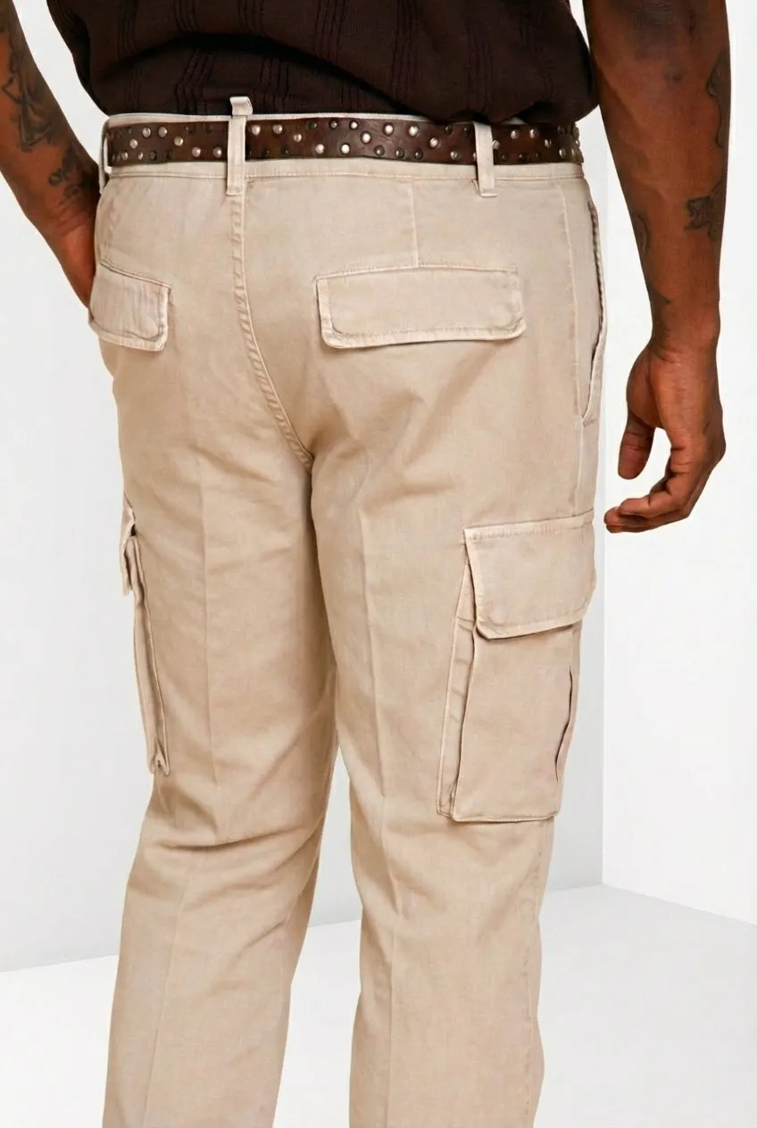 Mason's Chile Cargo Uomo Beige Chiaro Extra Slim Fit