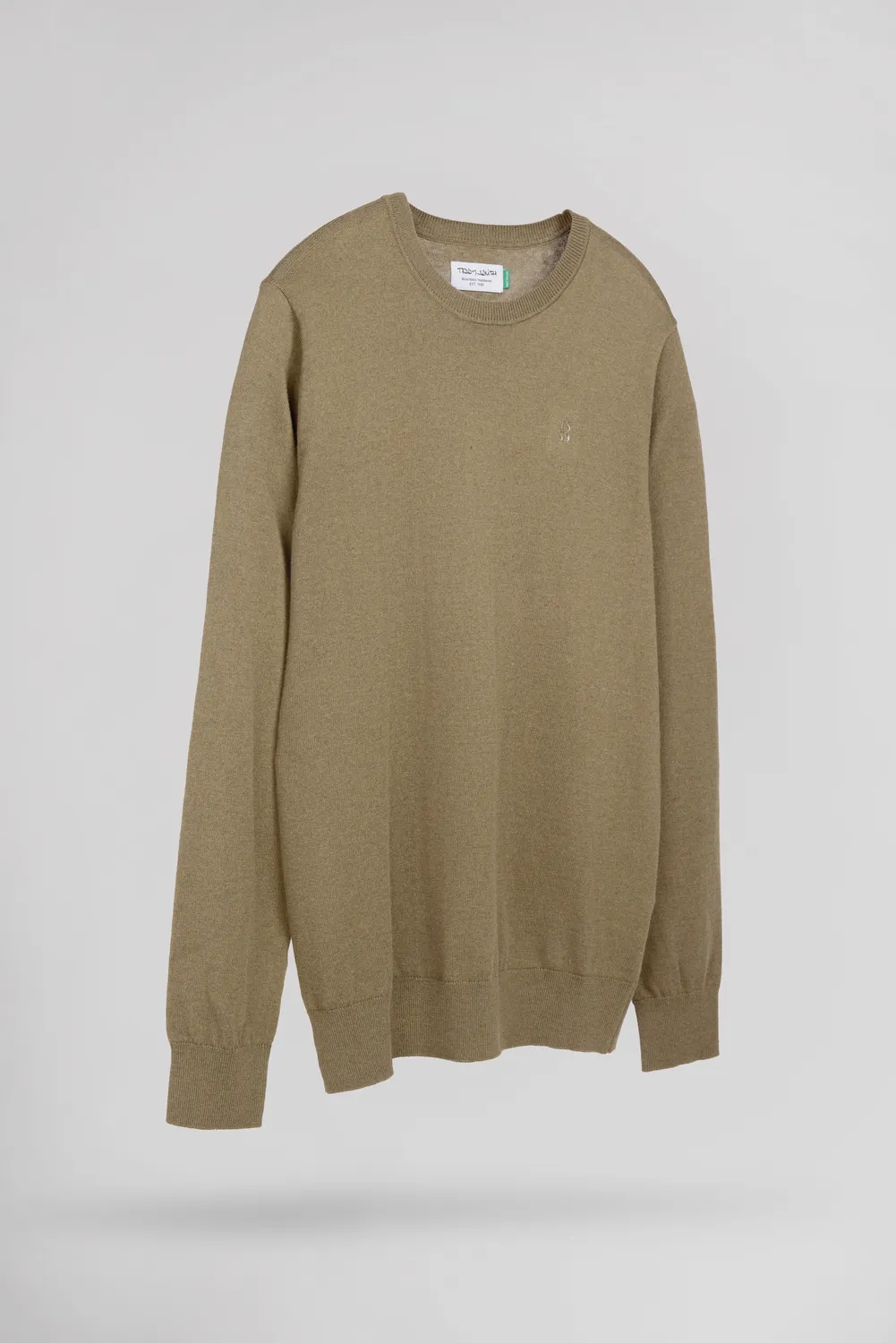 Teddy Smith P-Martino maglione uomo beige slim fit