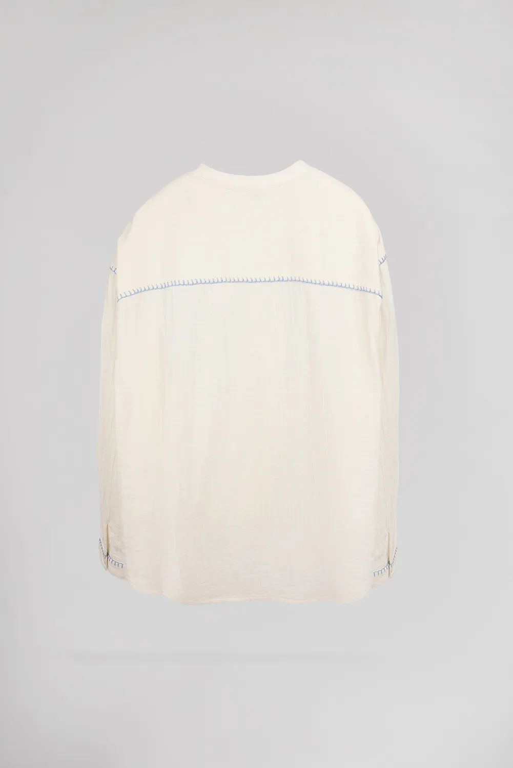 Teddy Smith C-Sarah Middle White camicia palme donna