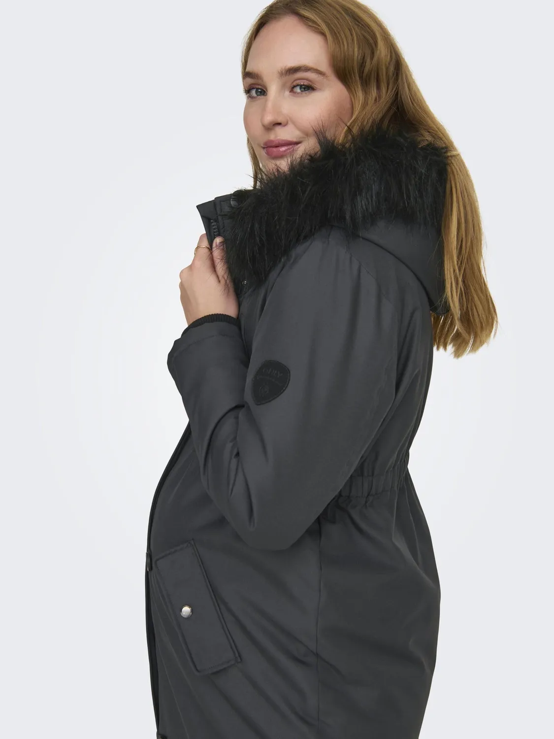 ONLY Maternity Miris Parka Premaman Lungo Imbottito