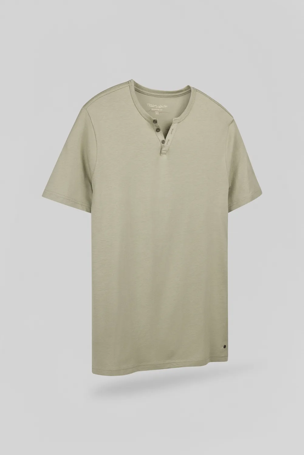 Teddy Smith T-Gianni MC T-shirt Uomo Kaki Bleach