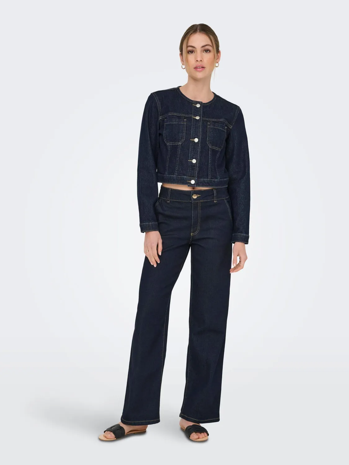 ONLY Onljoana Ls Dnm Jacket Mae giacca jeans donna