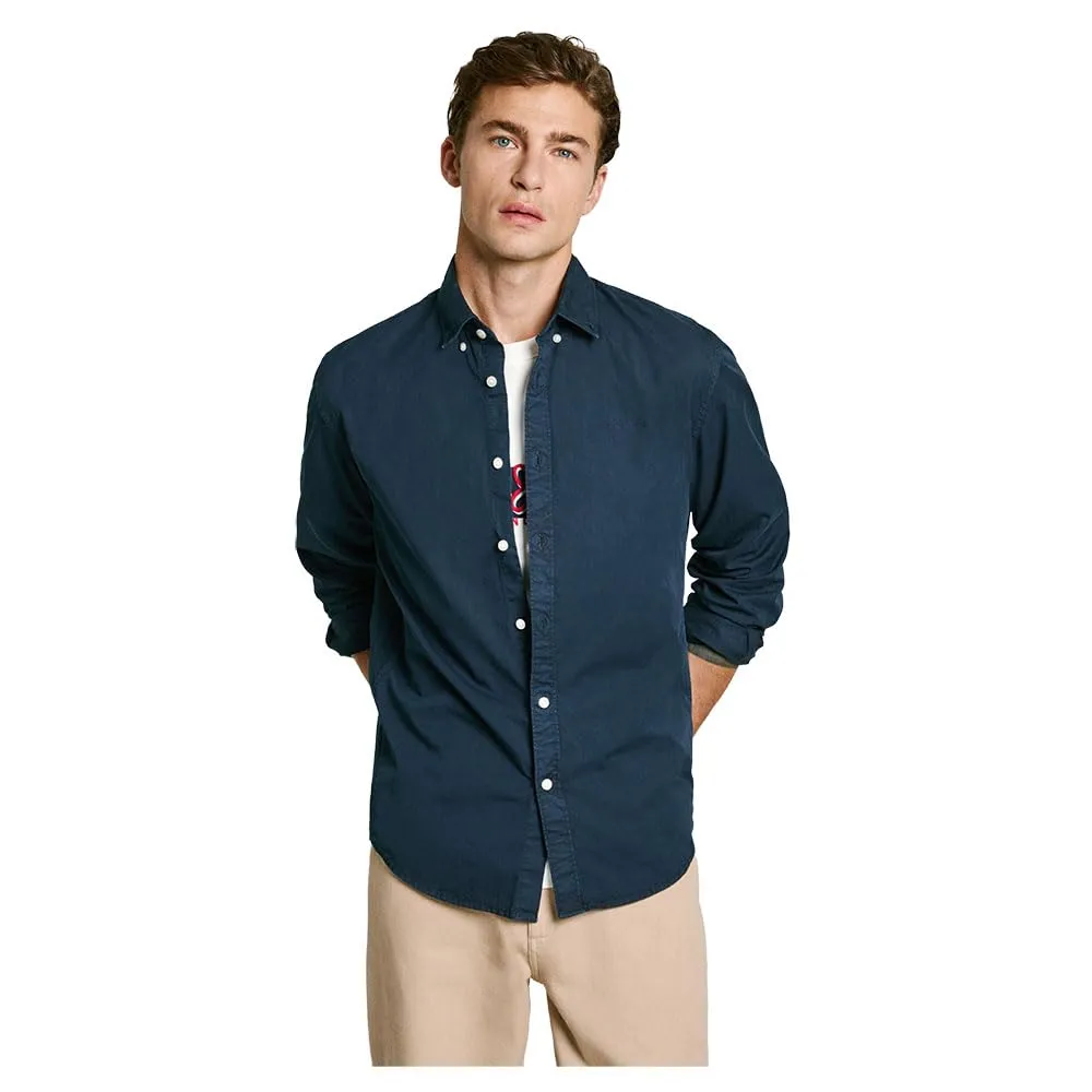Pepe Jeans Manley Camicia Uomo Rossa Popeline