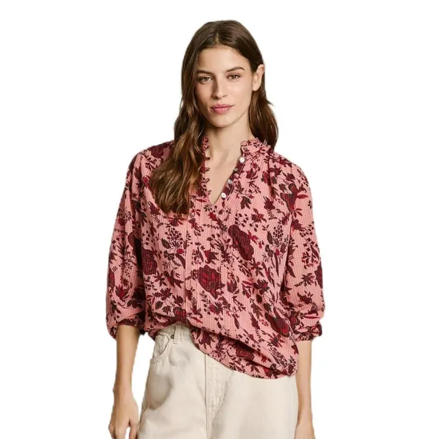 Pepe Jeans Bella Maglia Donna Maniche Lunghe Rosa