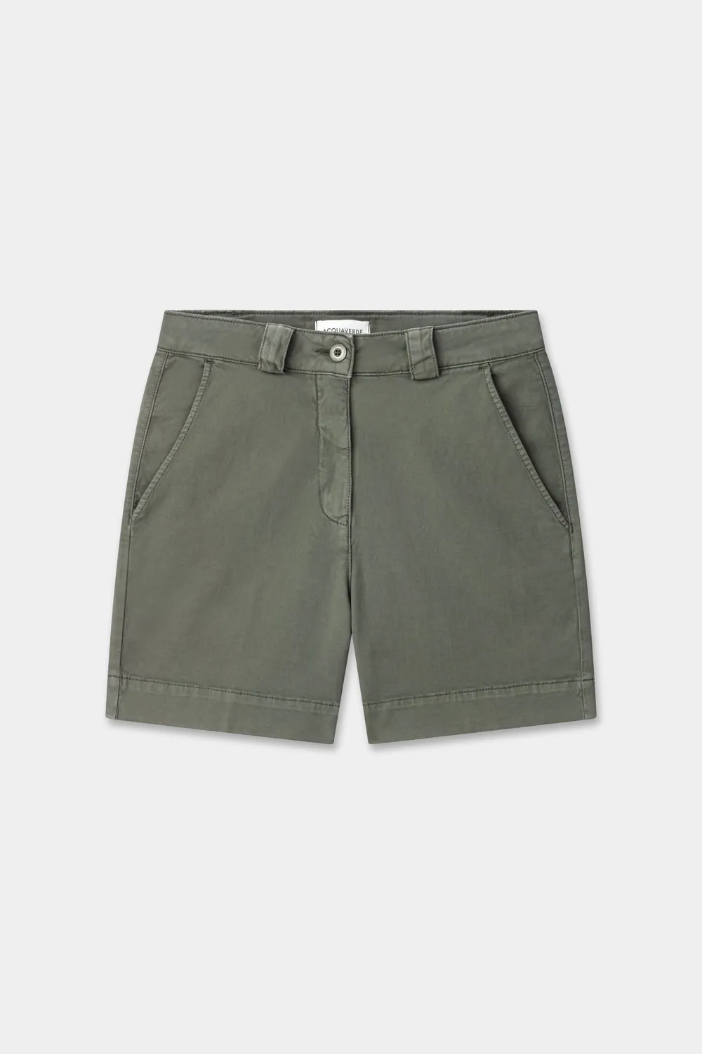 Acquaverde Vermont Military Kaki shorts gabardine