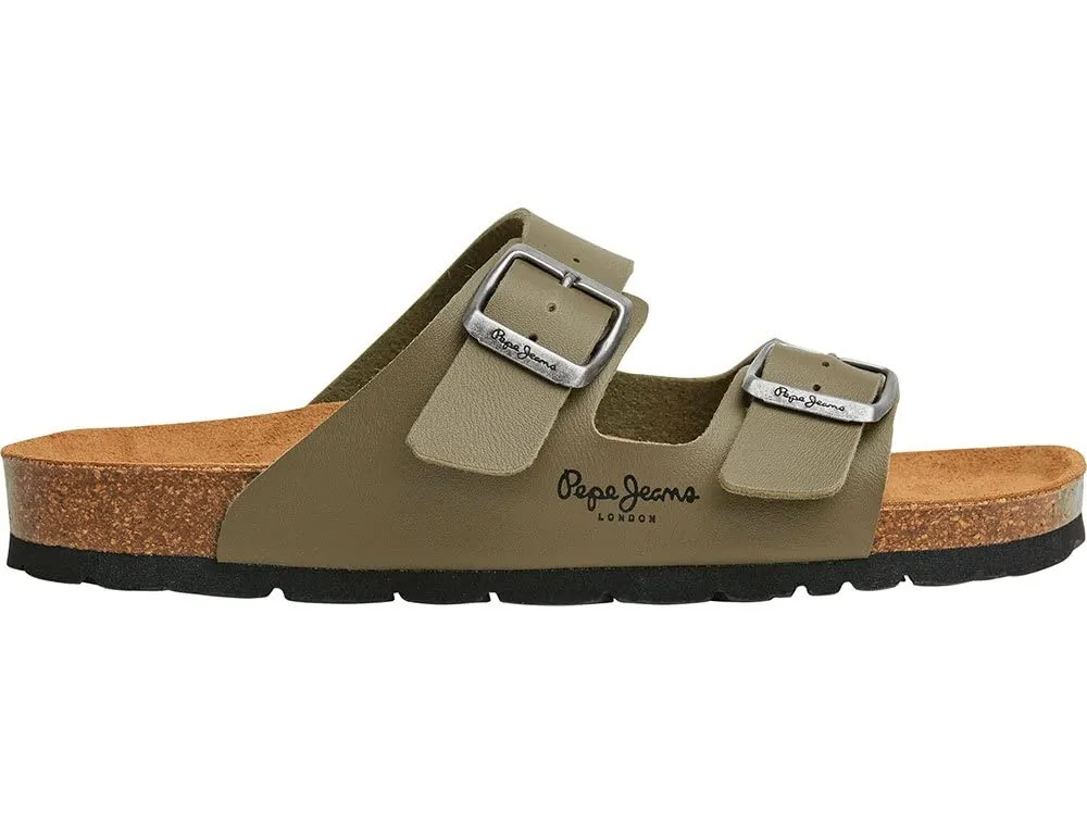 Pepe Jeans Oban Classic 3 W sandali donna verde 37 sughero