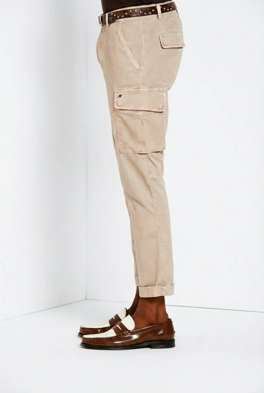 Mason's Chile Cargo Uomo Beige Chiaro Extra Slim Fit