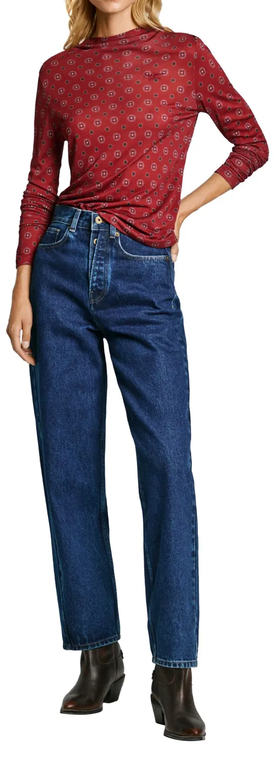 Pepe Jeans Elicia T-Shirt Donna M Collo Alto