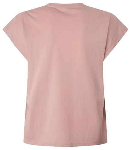 Pepe Jeans Lorena t-shirt donna bianco strass