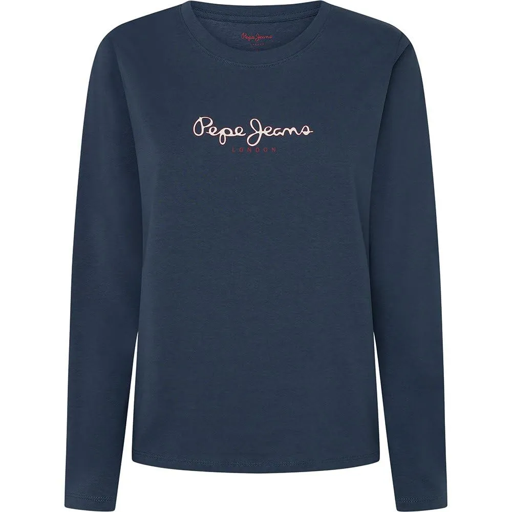 Pepe Jeans Fiore LS T-Shirt Donna Maniche Lunghe