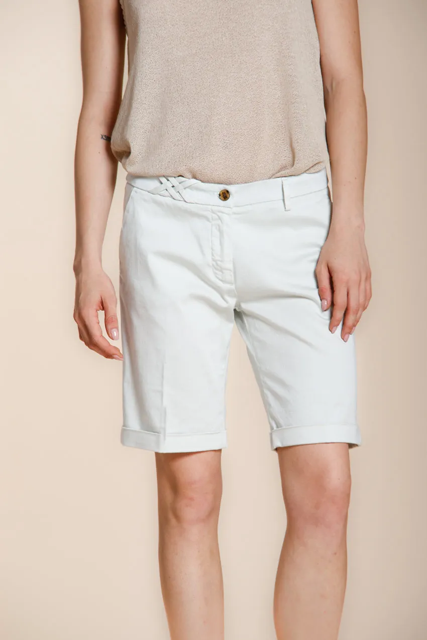 Mason's New York bermuda chino donna celeste slim