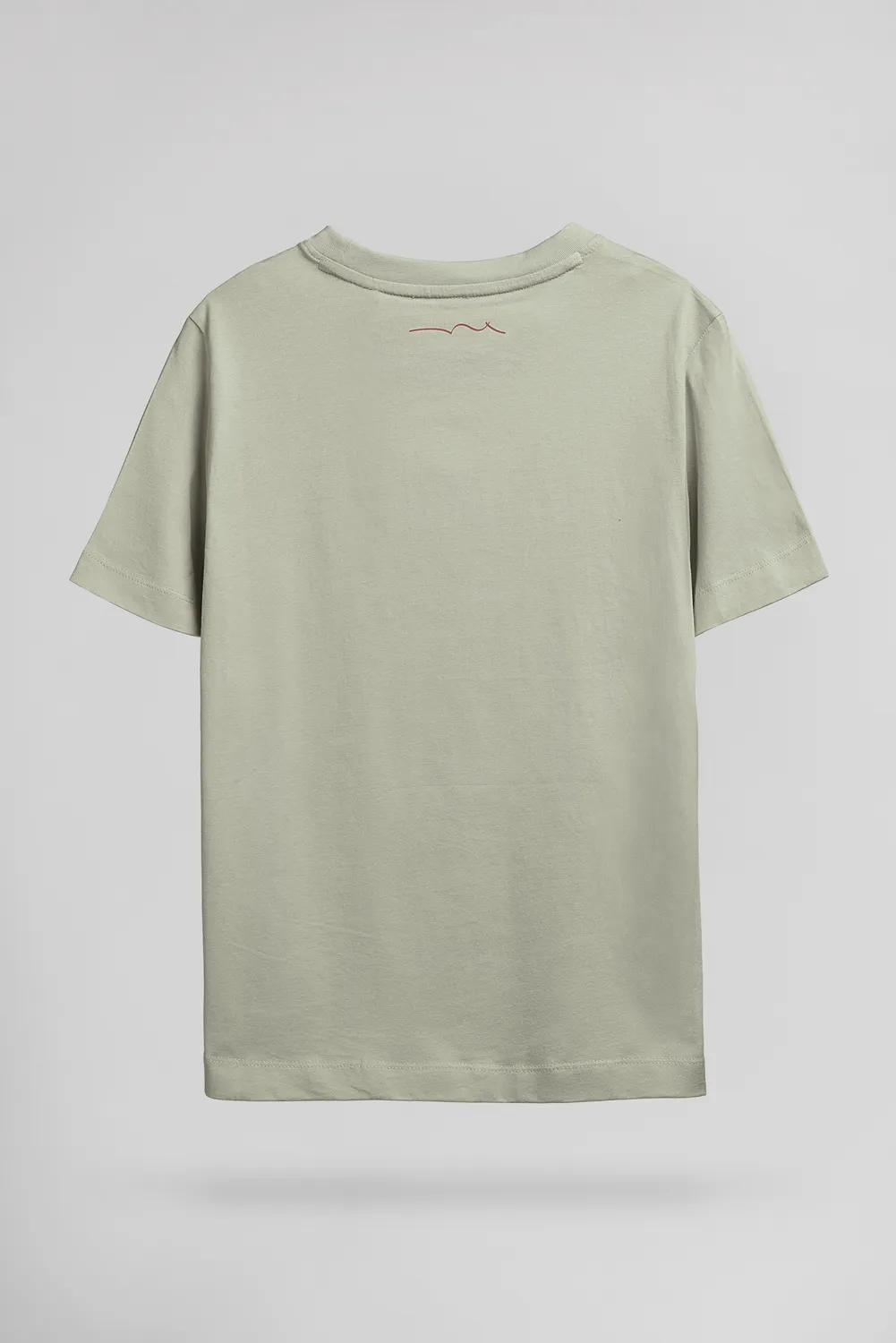 Teddy Smith T-Jim T-Shirt Bambino Verde Salvia Cotone