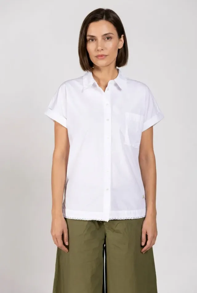 Mason’s Malibu Livia camicia bianca manica corta