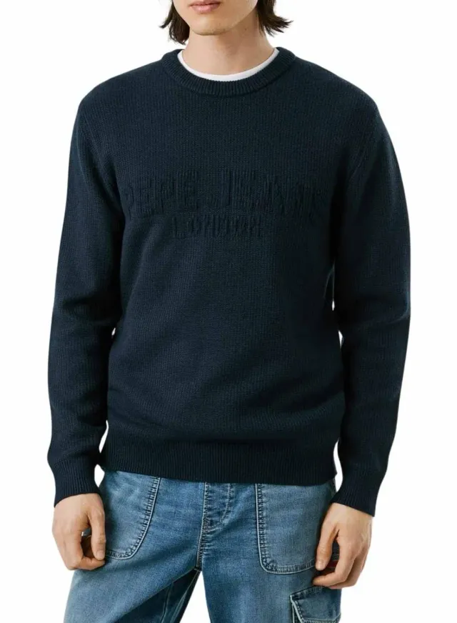Pepe Jeans Phineas Maglione Uomo Girocollo Jacquard
