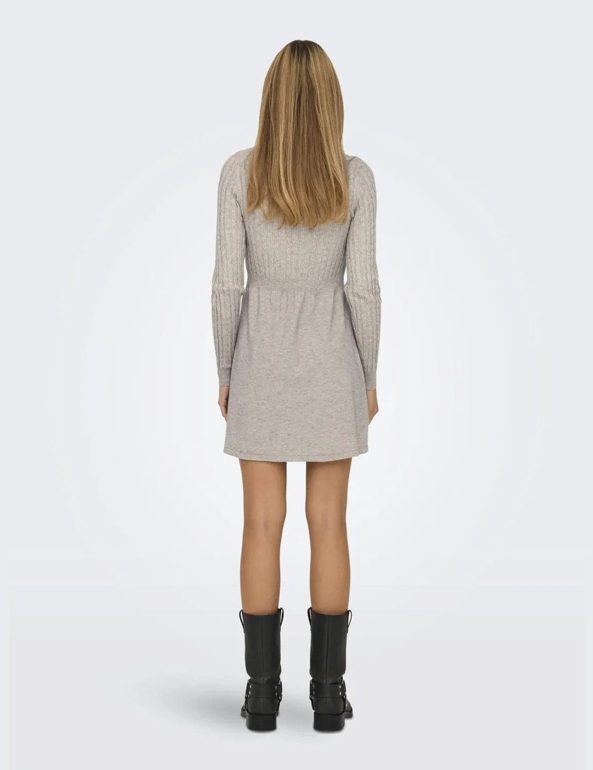ONLY ONLFIA Abito in Maglia Midi Chocolate Torte