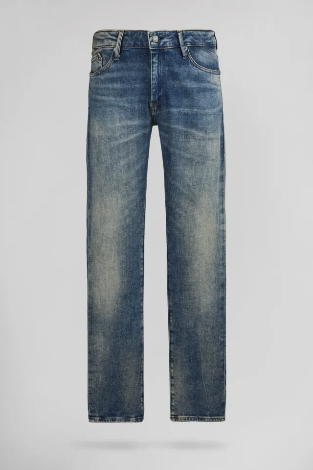 Teddy Smith Dylan Rock L32 jeans uomo dye slavato