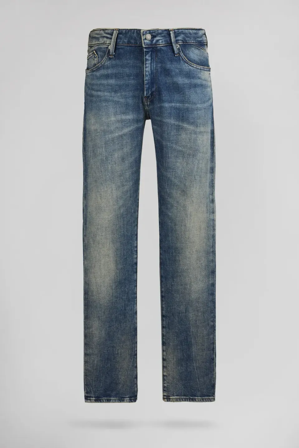 Teddy Smith Dylan Rock L32 jeans uomo dye slavato