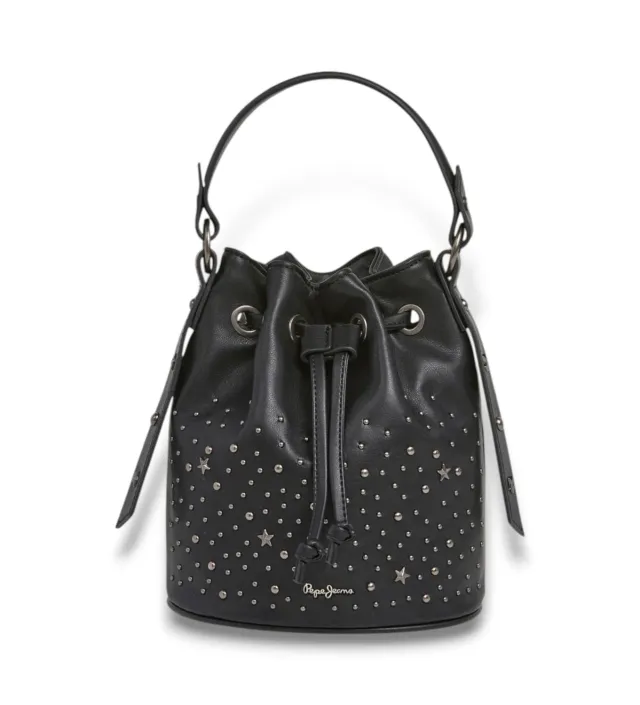 Pepe Jeans Ivy Cluster borsa secchiello nero taglia unica