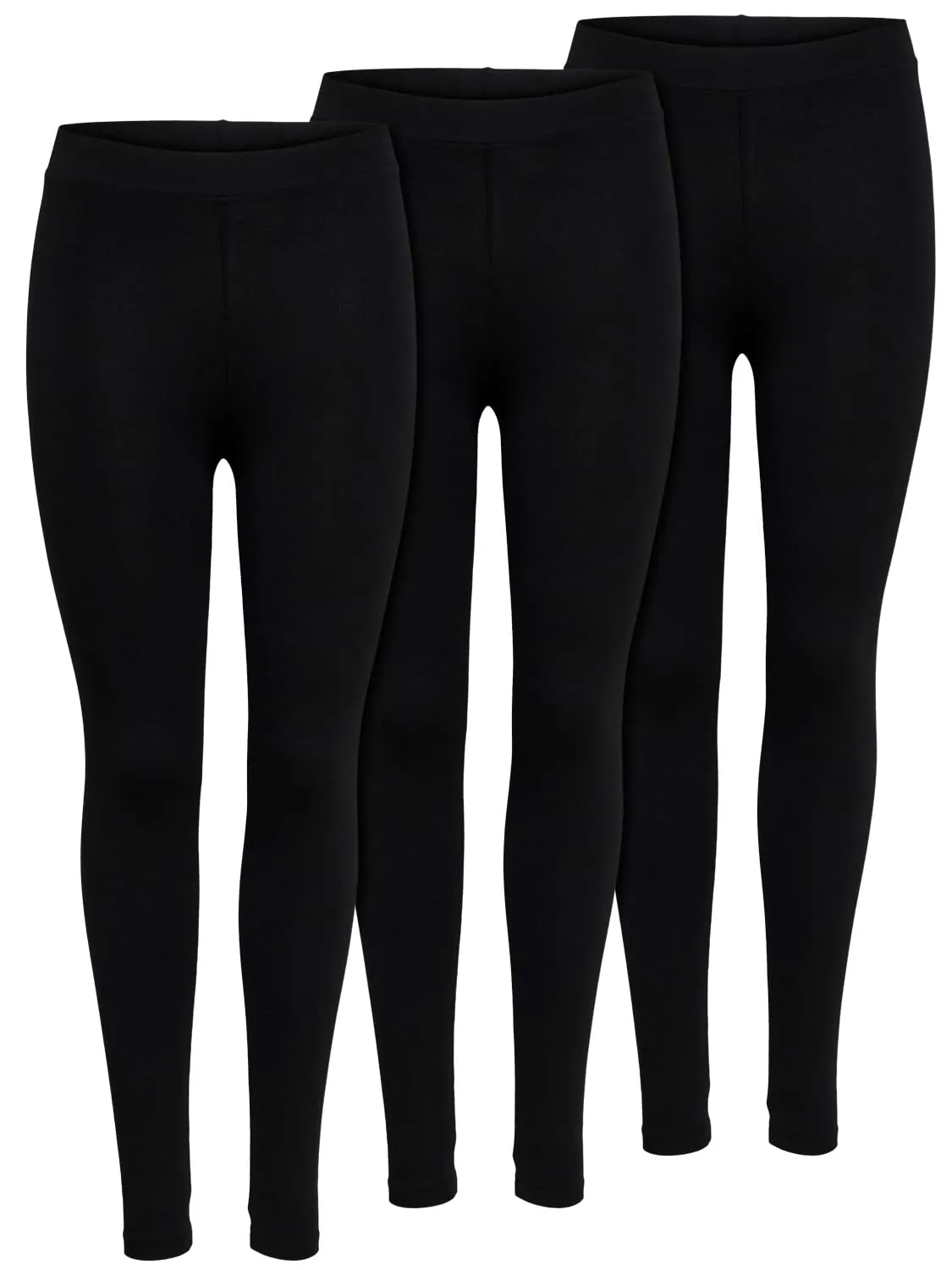 ONLY 15209151 leggings 3 paia neri coprenti taglia 40