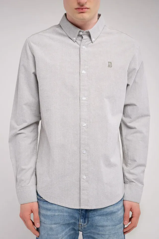 Teddy Smith C-Stan camicia uomo oxford olive