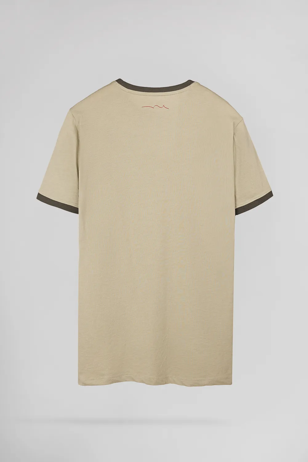 Teddy Smith The-Tee 2 R MC t-shirt beige cotone uomo