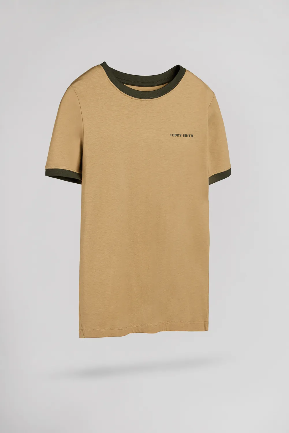 Teddy Smith The Tee 2 R MC JR t-shirt bambino beige cotone