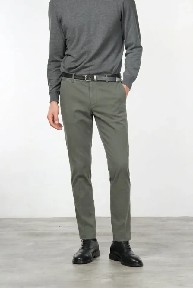 Mason's Milano chino uomo grigio scuro extra slim