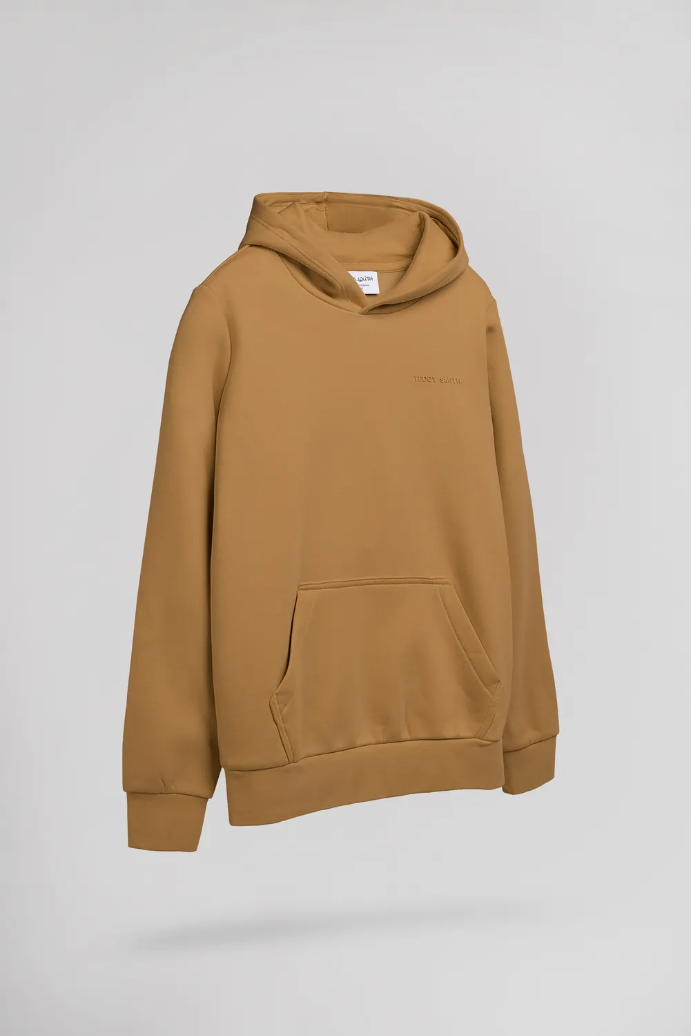 Teddy Smith S-Nark Hoody JR felpa ragazzo nocciola cotone