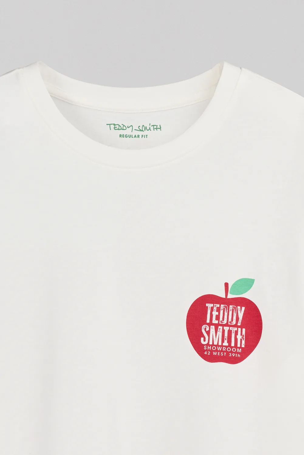 Teddy Smith T-Golden Middle White t-shirt uomo cotone