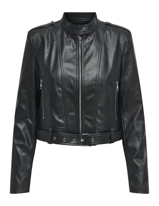 Only Onlsadie Cc Giacca Donna Ecopelle Nero