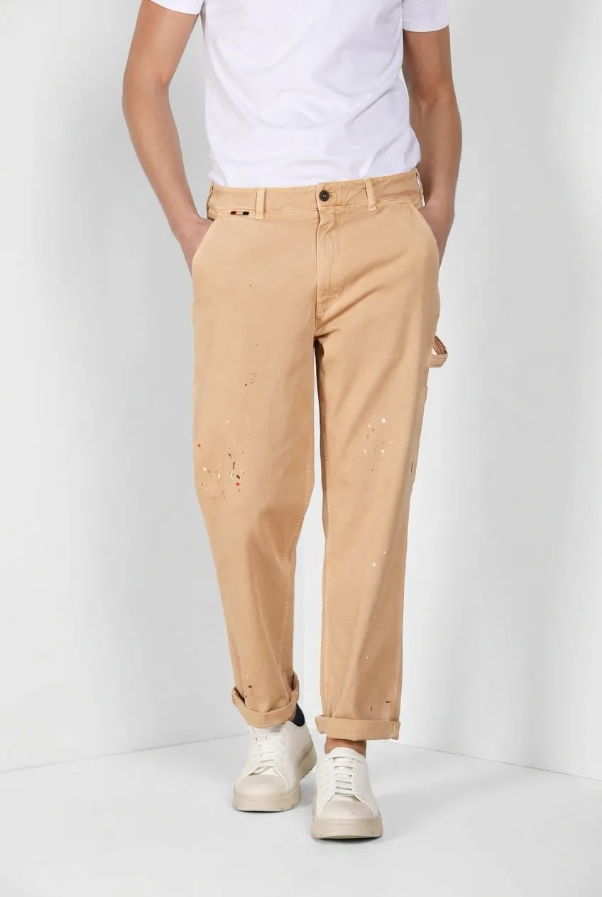 Mason's Dallas M74 cargo uomo kaki relaxed bull stretch