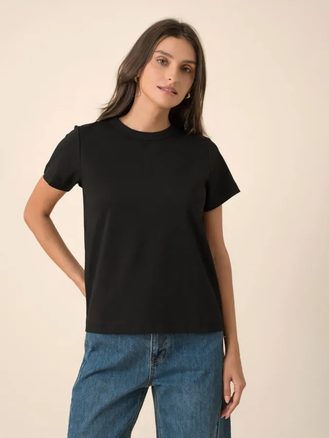 Oraije Oni t-shirt cotone nero unita