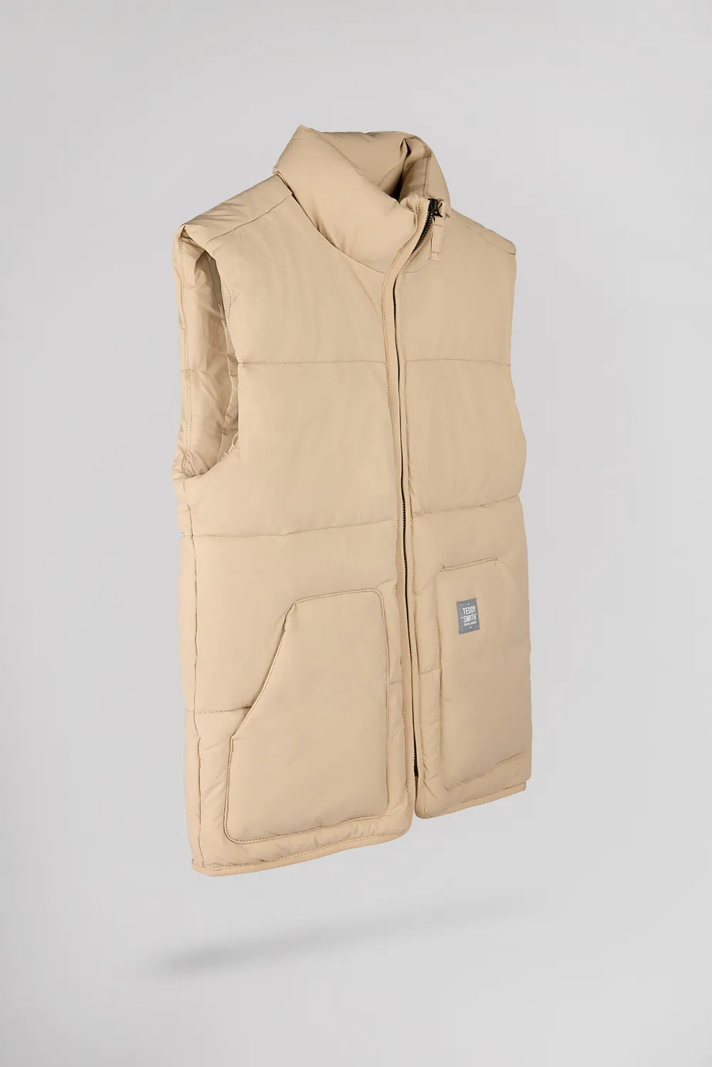 Teddy Smith B-Francklin JR Beige gilet ragazzo smanicato