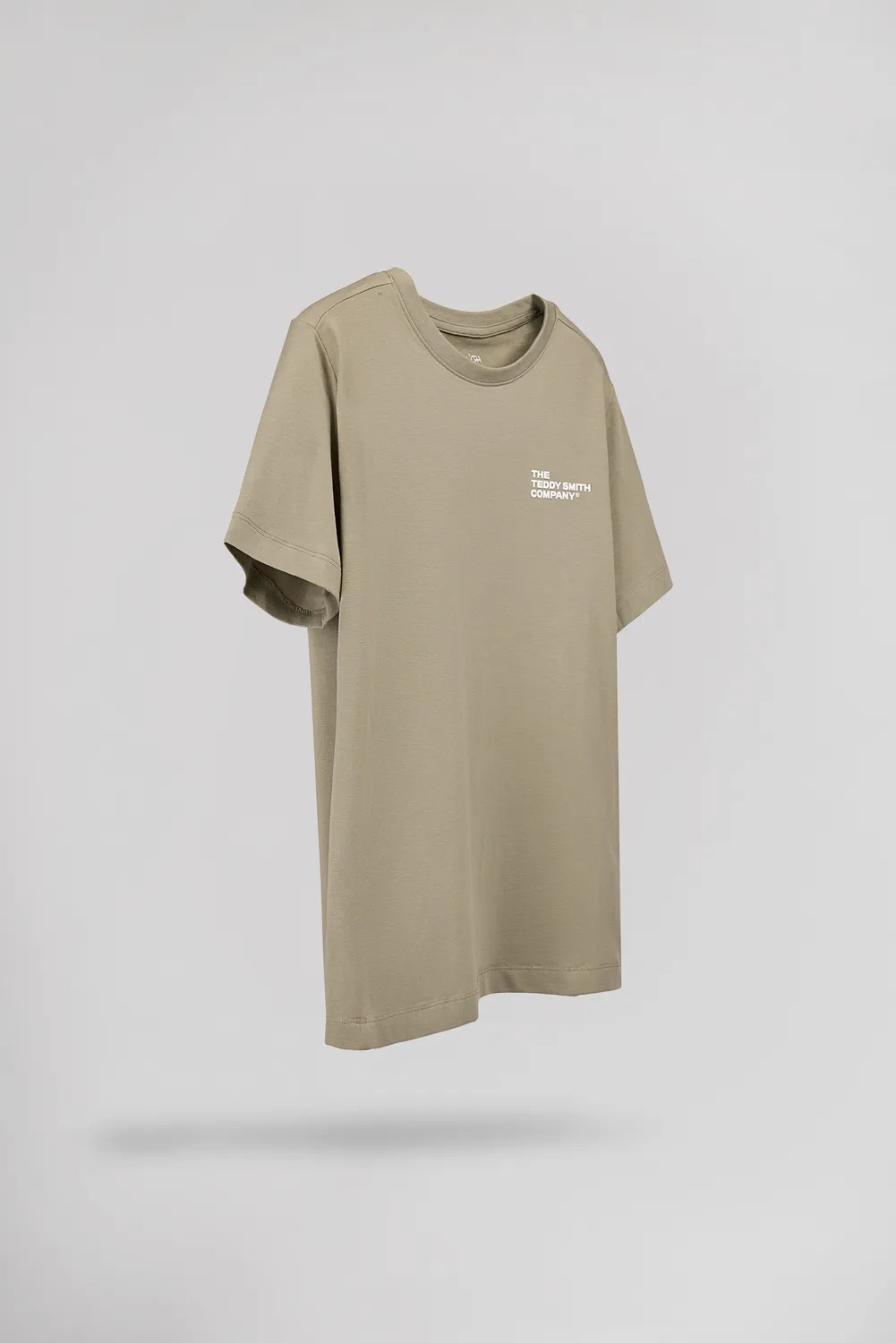 Teddy Smith T-Company JR t-shirt bleach kaki ragazzo