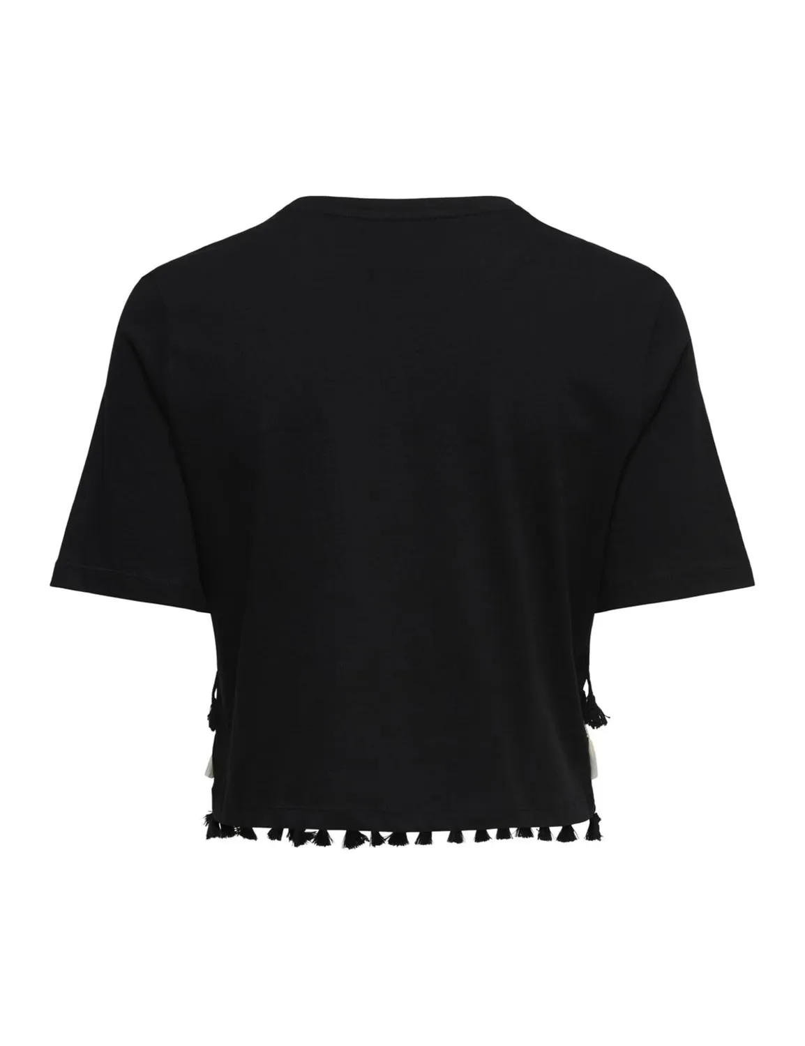 ONLY Onlfilippa Life Tassel top nero S
