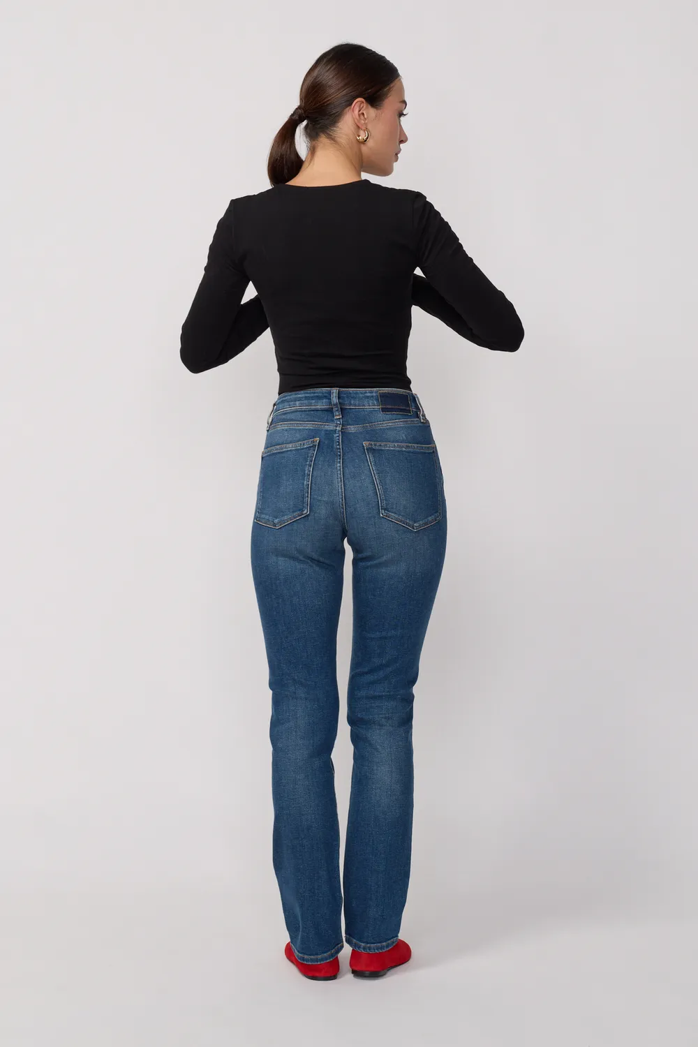 Acquaverde Diamond jeans Aged Wash dritti