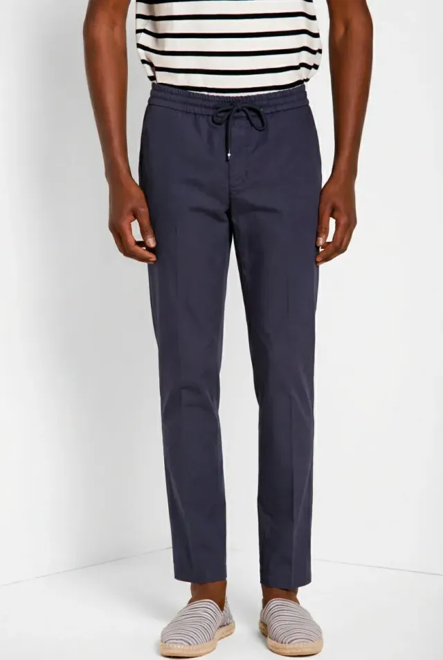 Mason's New York Sack pantalone jogger blu navy lyocell